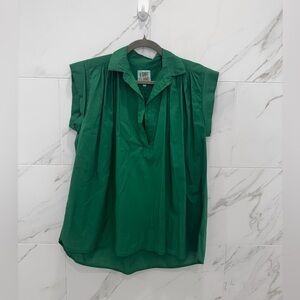 A Shirt Thing - Green Liv Sleeveless Blouse